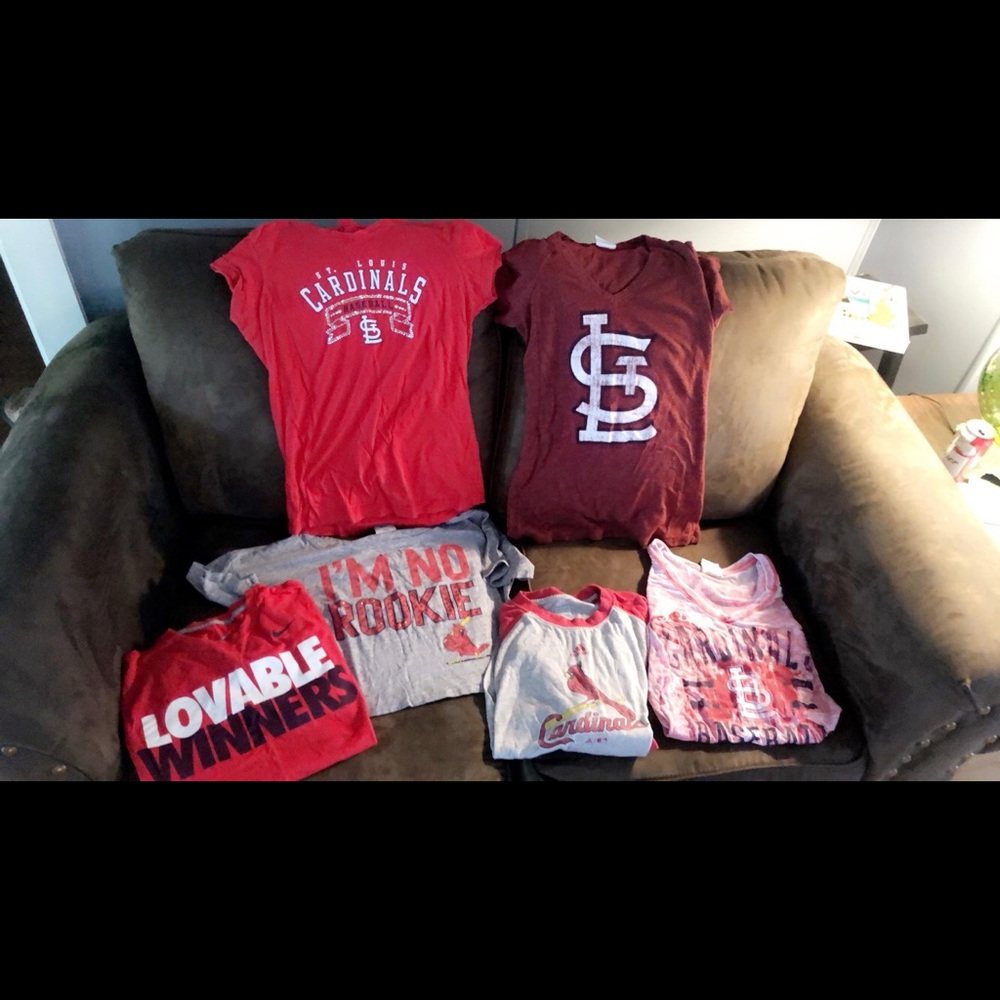 Variety STL cardinals tee shirts / bundle